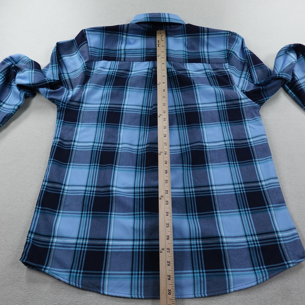 Dixxon Flannel Shirt Mens Large Blue Axel Crew Foundation Button Up Long Sleeve - Picture 13 of 15